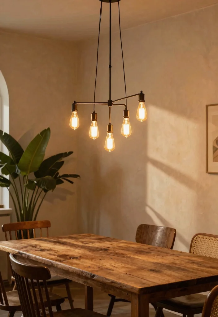 14 Industrial Lighting for Loft-Living Professionals - 1. Edison Bulb Chandelier 1