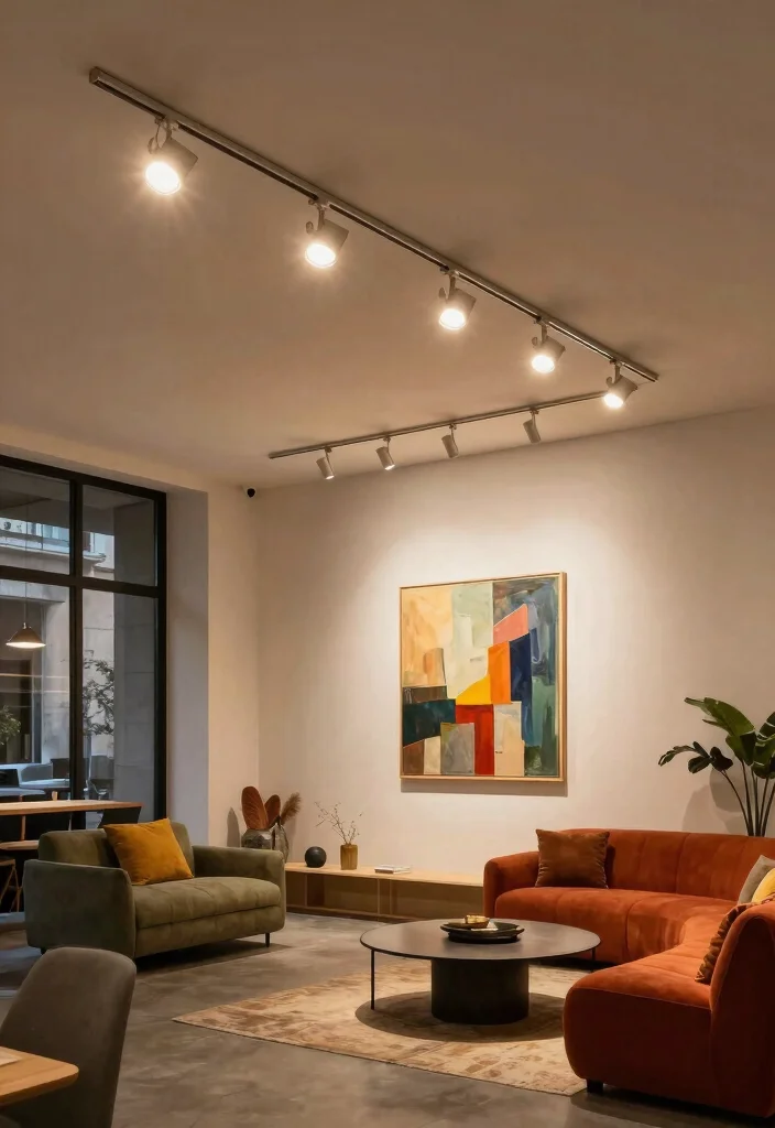 14 Industrial Lighting for Loft-Living Professionals - 12. Industrial Track Lighting 1