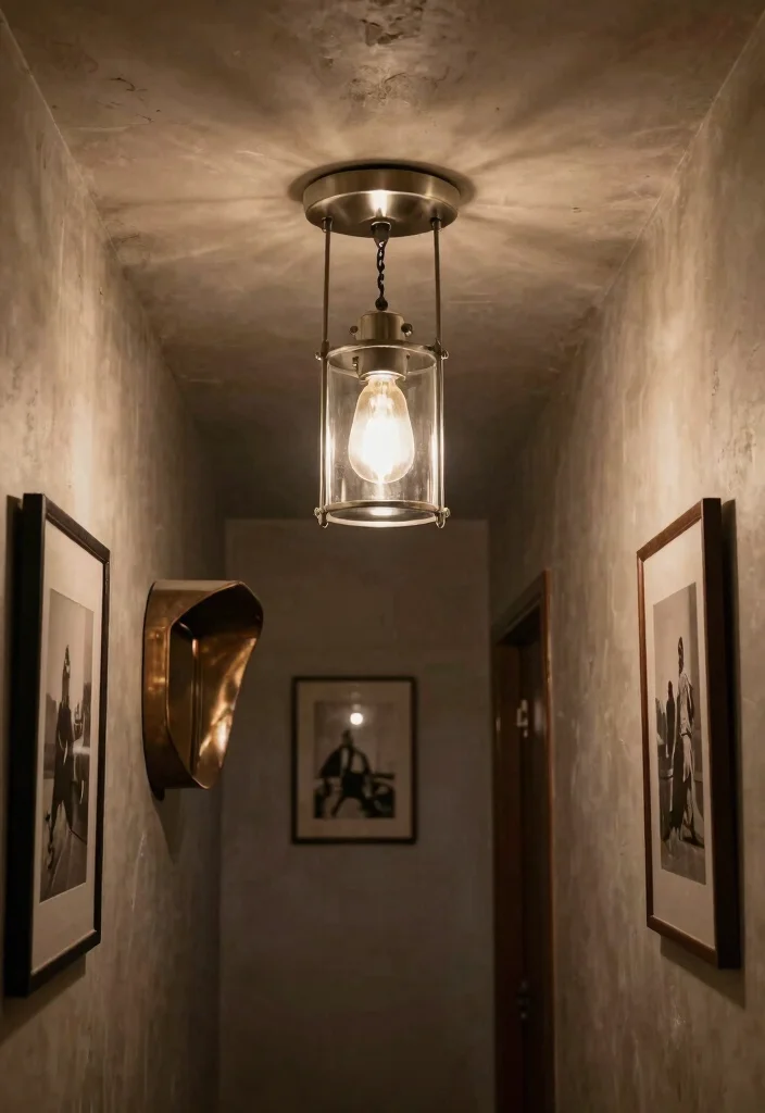 14 Industrial Lighting for Loft-Living Professionals - 3. Vintage-Look Flush Mount Lights 1