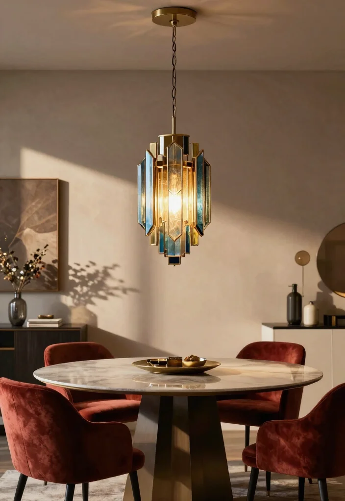 14 Industrial Lighting for Loft-Living Professionals - 7. Art Deco Inspired Pendant Lights 1