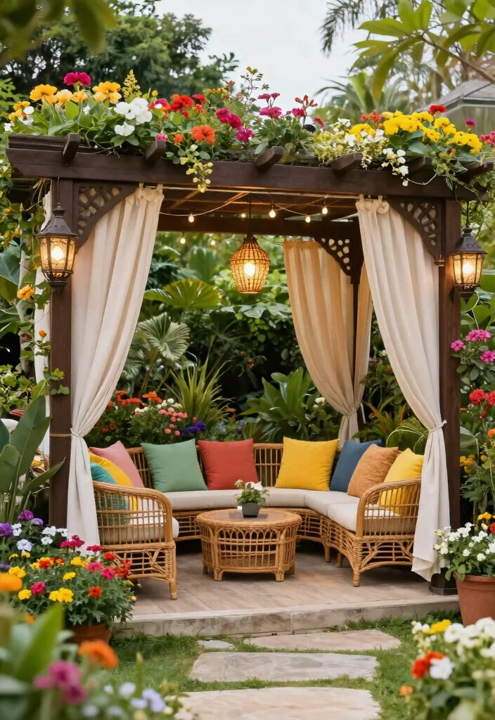 14 Pergola Structures for Shaded Lounging Lovers - 3. Freestanding Pergola 1