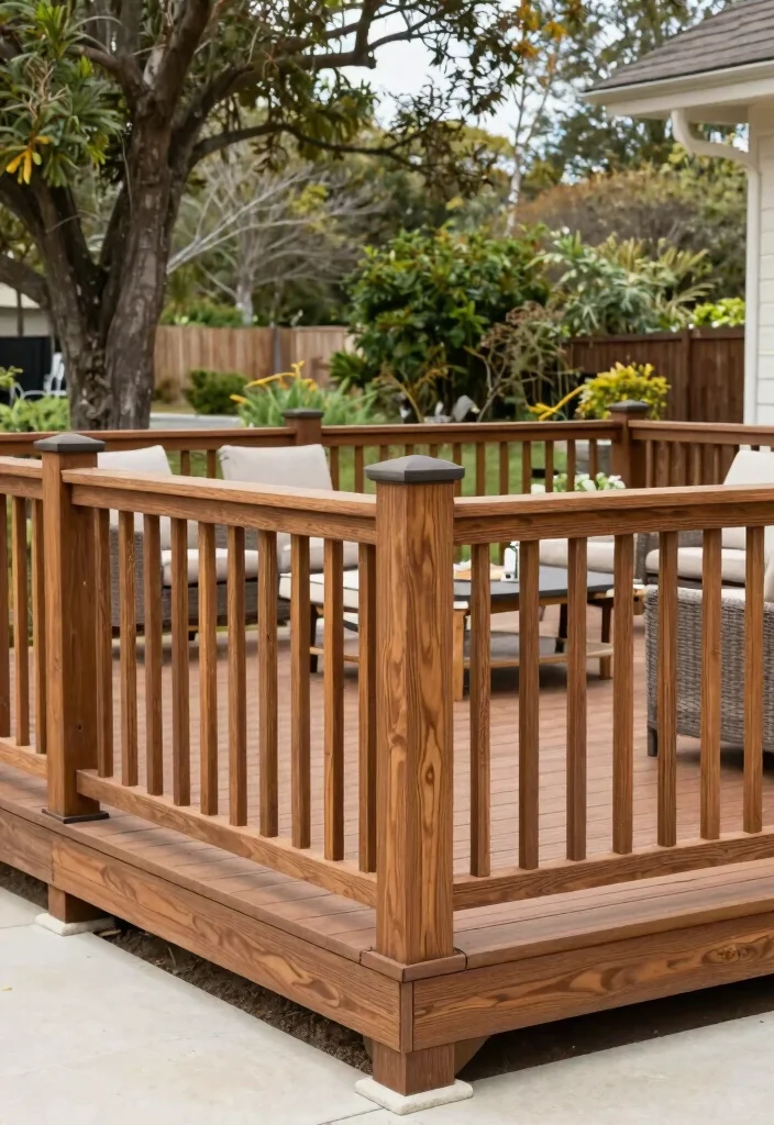 14 Railing Options for Elevated Deck Builders - 3. Composite Deck Railings 1