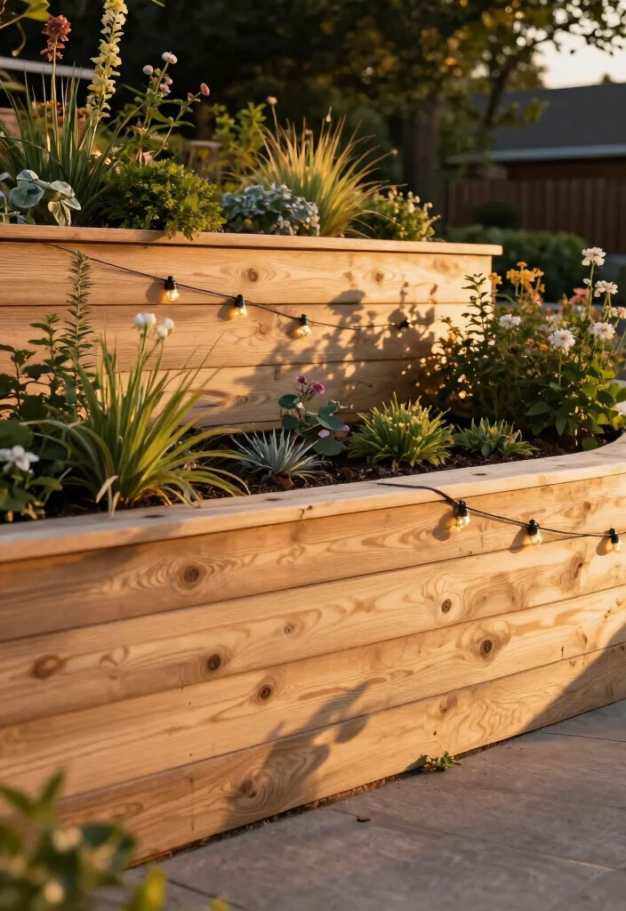 14 Retaining Wall Designs That Hold Strong for Years - 2. Timber Elegance 1