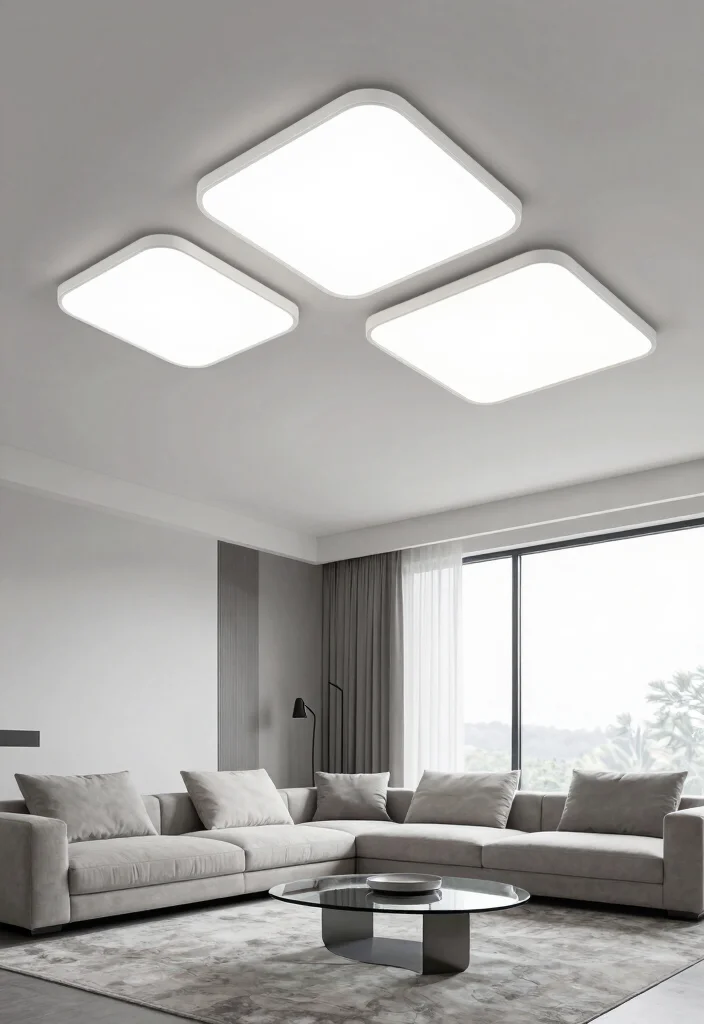 15 Decorative Light Covers That Hide Ugliness - 8. Modern Geometric Shapes 1