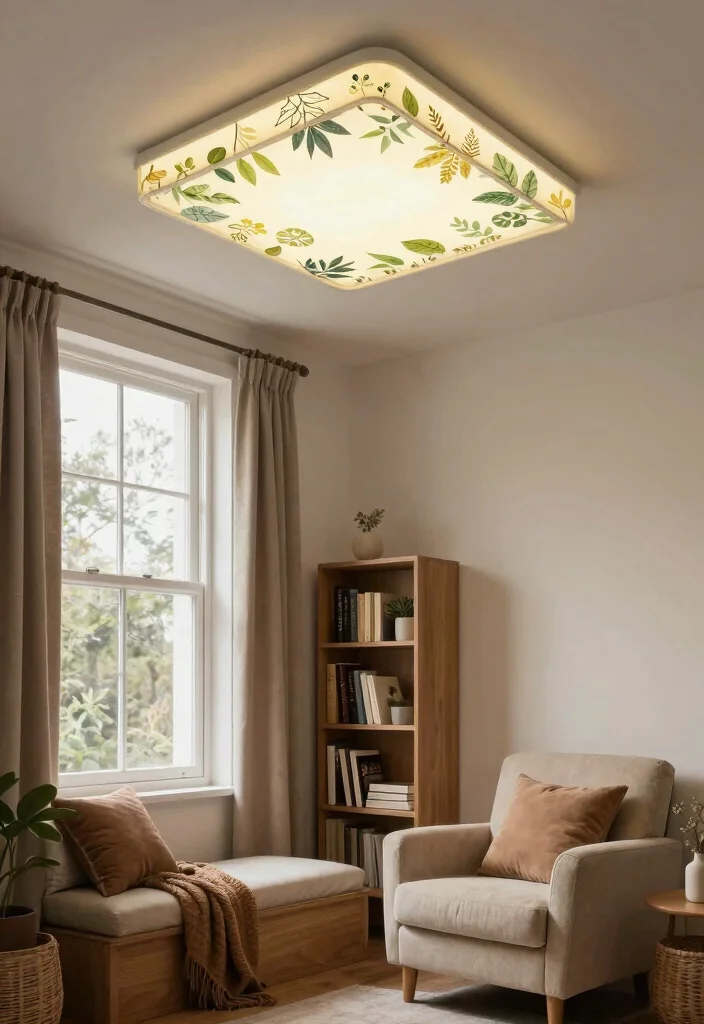 15 Decorative Light Covers That Hide Ugliness - 9. Nature-Inspired Designs 1