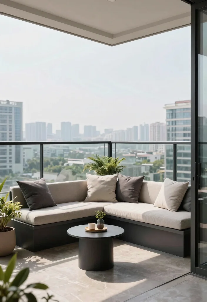 15 Glass Railing Upgrades for Sleek City Livers - 13. Glass Railings with Integrated Seating 1