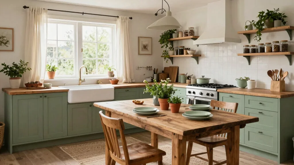15 Sage Green Ideas for Earthy Kitchen Cooks
