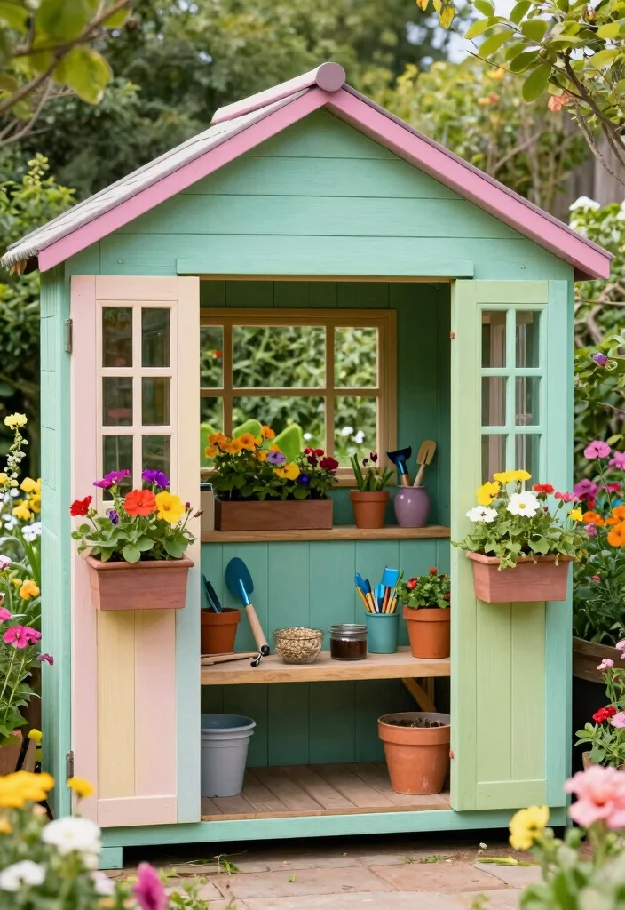 15 Storage Shed Designs for Clutter-Fighting Homeowners - 3. Charming Garden Shed 1