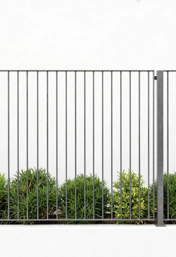 16 Corten Steel Fencing for Modern Architecture Buffs - 8. Minimalist Designs 1