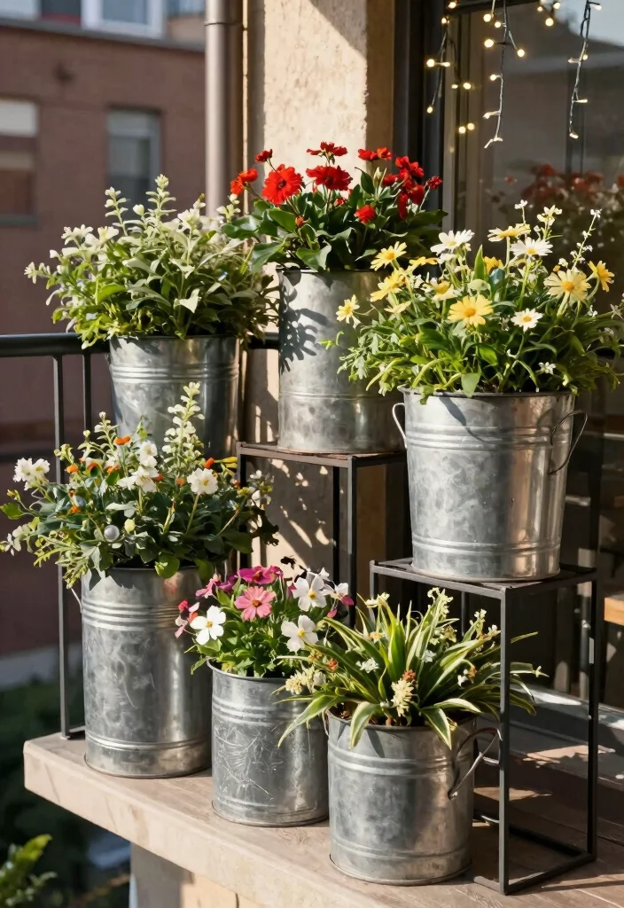 16 Eco-Friendly Metal Raised Beds for Urban Gardeners - 4. Stylish Metal Container Gardens 1