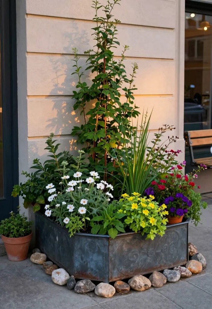 16 Eco-Friendly Metal Raised Beds for Urban Gardeners - 7. Corner Metal Garden Beds 1