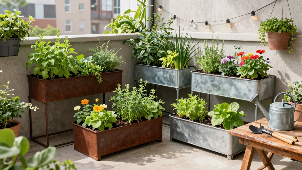 16 Eco-Friendly Metal Raised Beds for Urban Gardeners