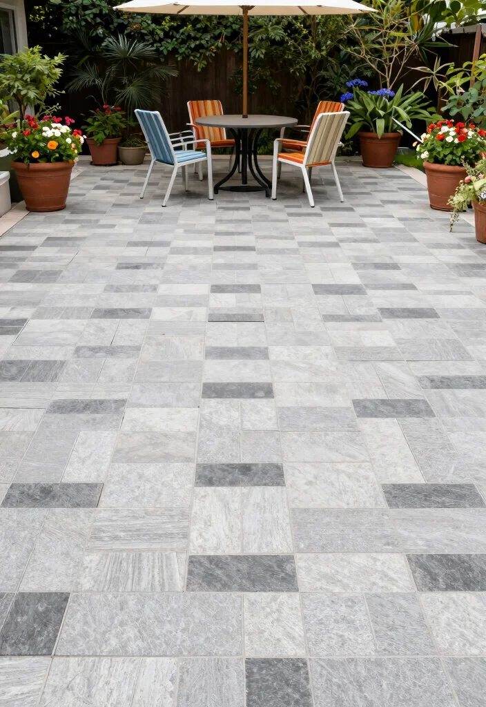 16 Interlock Patio Patterns for Budget-Conscious Owners - 2. Simple Basket Weave 1