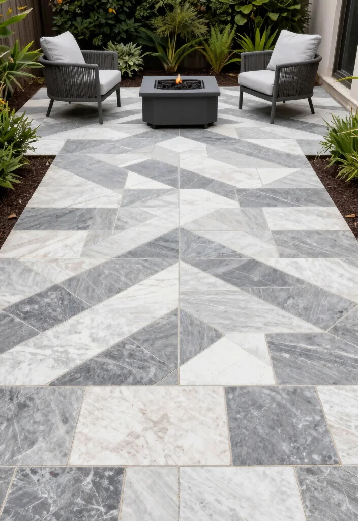 16 Interlock Patio Patterns for Budget-Conscious Owners - 3. Geometric Patterns 1