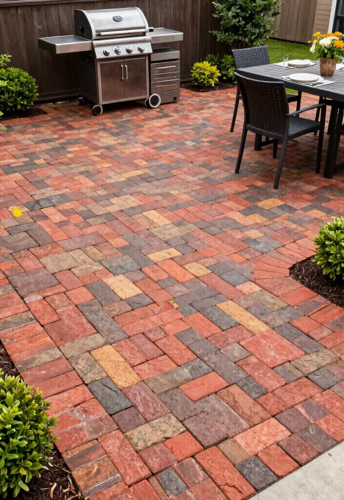 16 Interlock Patio Patterns for Budget-Conscious Owners - 6. Interlocking Bricks 1
