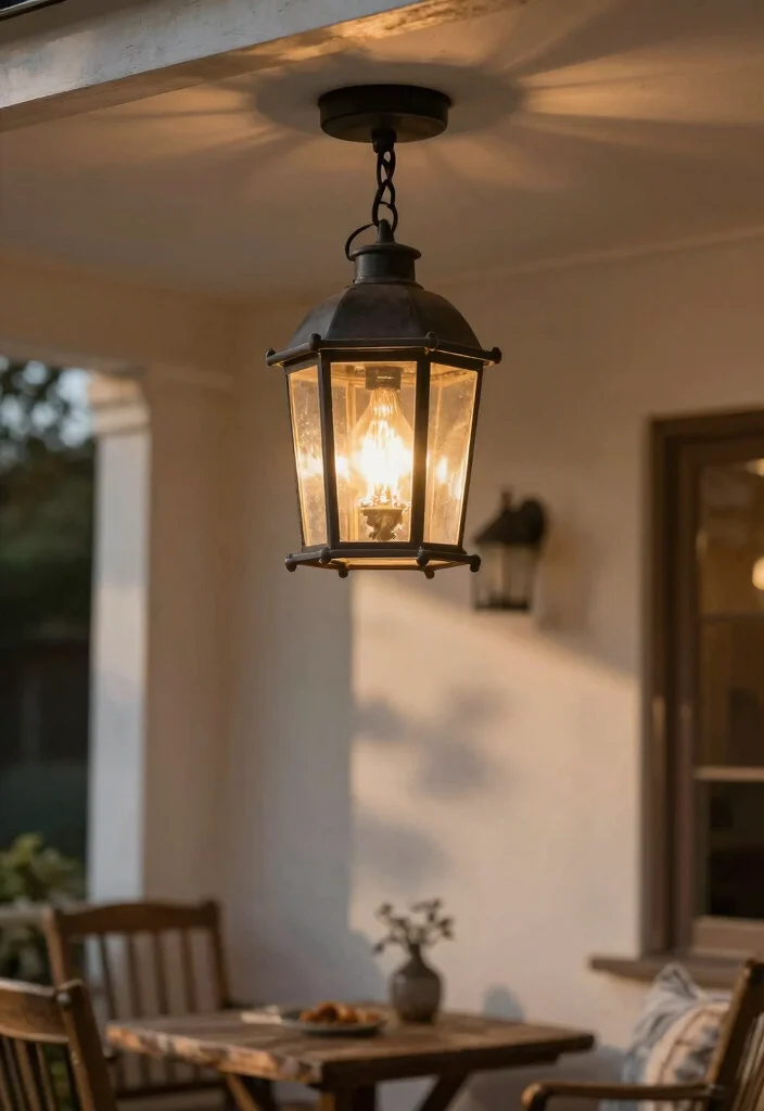 16 Rustic Lighting Fixtures for Porch Gatherers - 10. Rustic Outdoor Ceiling Lights 1
