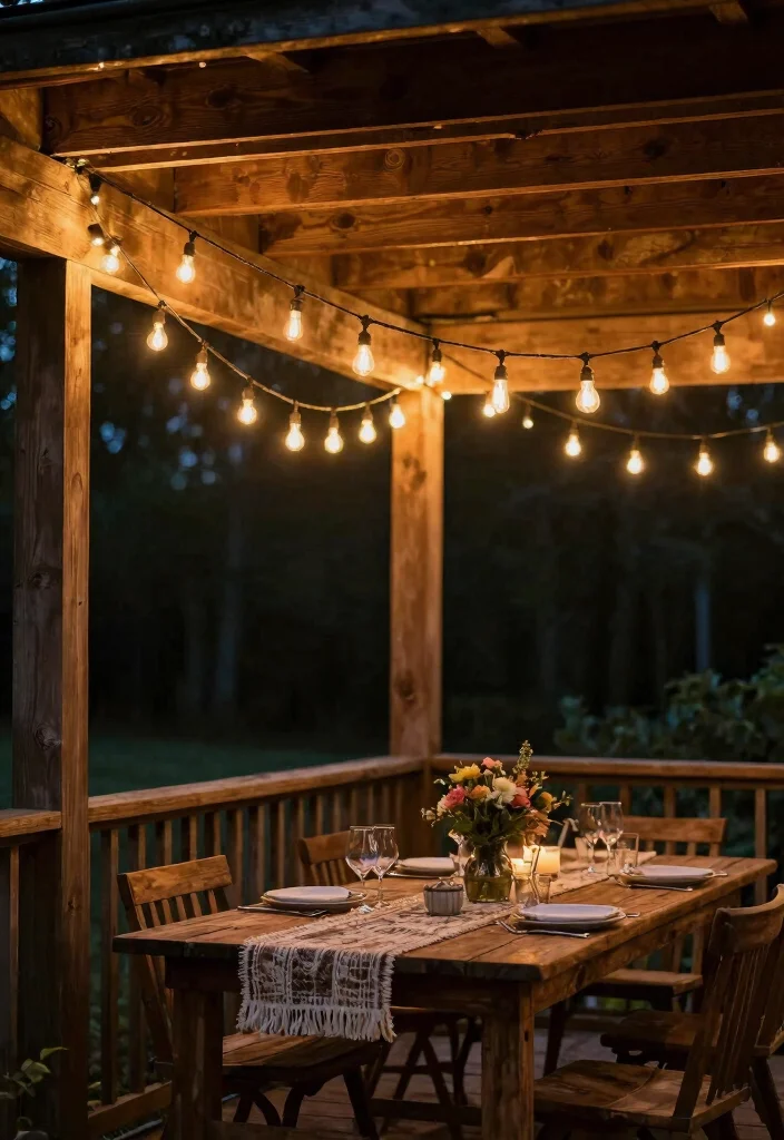 16 Rustic Lighting Fixtures for Porch Gatherers - 3. Farmhouse String Lights 1