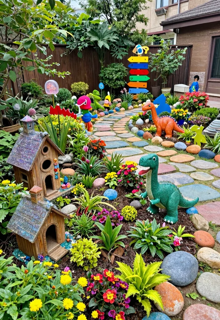 16 Safe Backyard Setups Every Parent Needs - 13. Themed Garden Areas 1