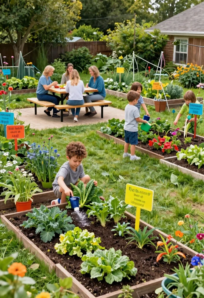 16 Safe Backyard Setups Every Parent Needs - 15. Community Garden Projects 1