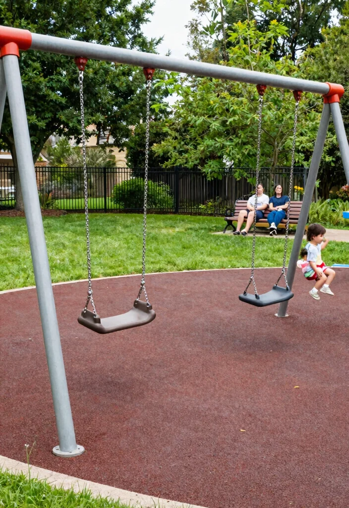 16 Safe Backyard Setups Every Parent Needs - 3. Safe Swing Sets 1