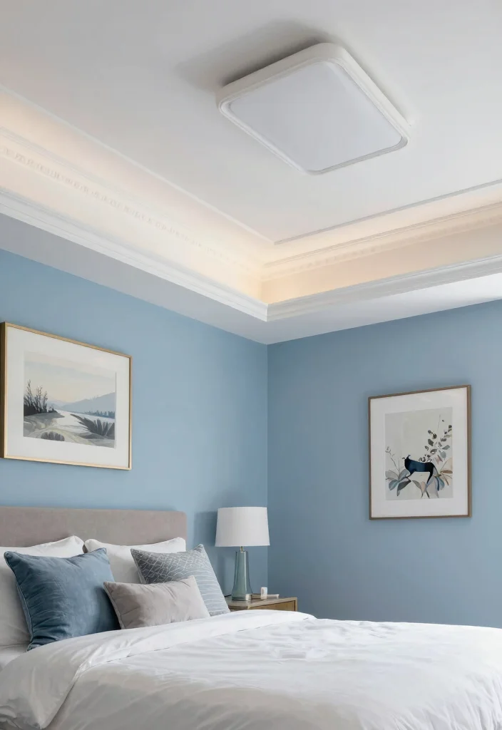 16 Tray Ceiling Treatments for Master Bedroom Upgrades - 1. Classic White Elegance 1