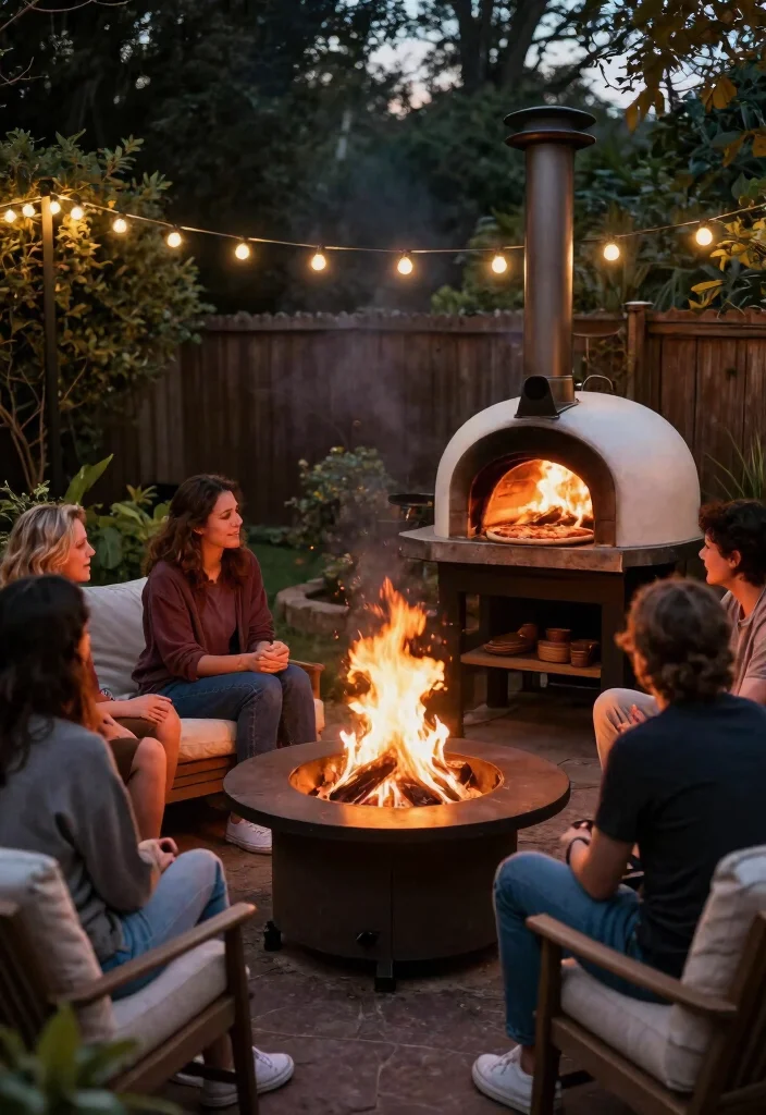 17 Pizza Oven Builds for Serious Home Entertainers - 12. The Fire Pit Pizza Oven Combo 1