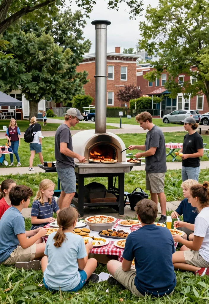 17 Pizza Oven Builds for Serious Home Entertainers - 17. The Community Oven 1