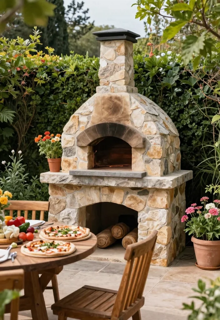 17 Pizza Oven Builds for Serious Home Entertainers - 6. The Stone Pizza Oven 1