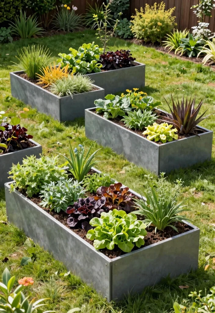 17 Steel Garden Beds for Vegetable-Growing Homeowners - 13. Modular Steel Garden Beds 1