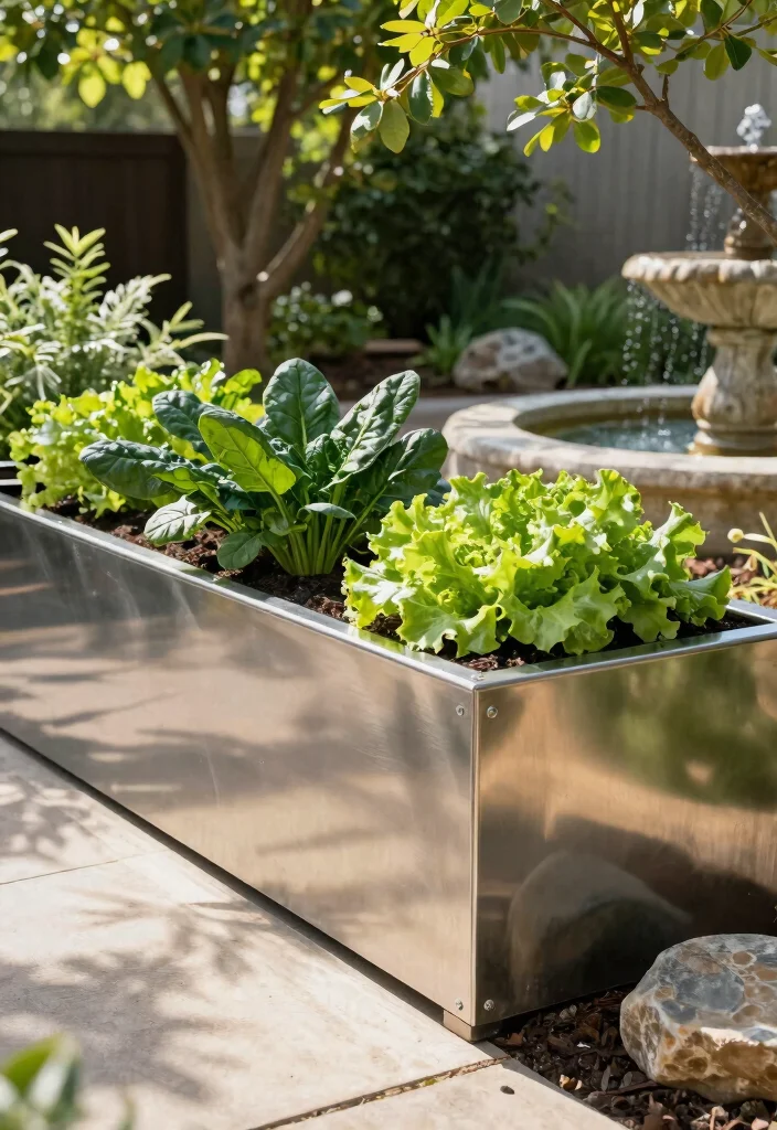 17 Steel Garden Beds for Vegetable-Growing Homeowners - 15. Shade-Proof Steel Beds 1