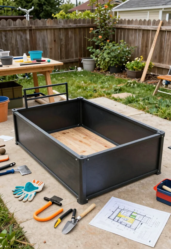 17 Steel Garden Beds for Vegetable-Growing Homeowners - 17. DIY Steel Garden Bed Projects 1