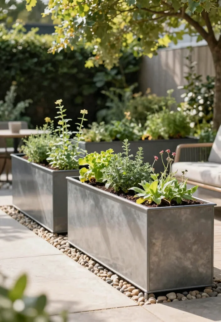 17 Steel Garden Beds for Vegetable-Growing Homeowners - 5. Elevated Steel Planter Boxes 1