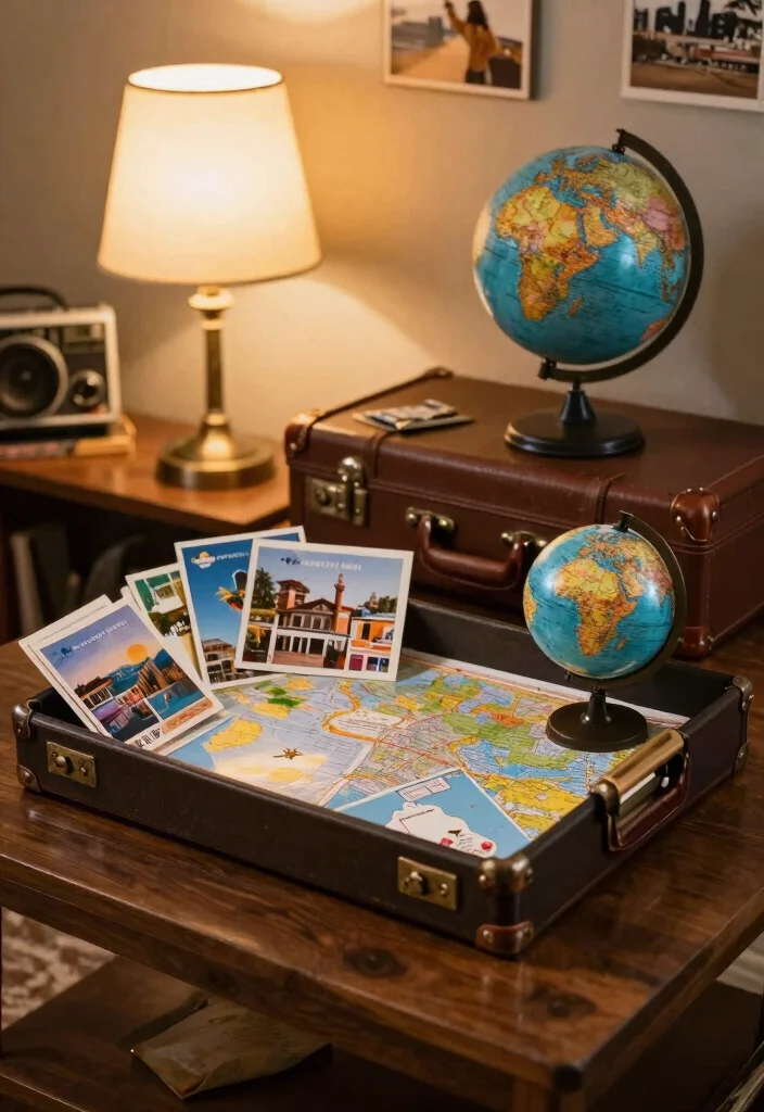 17 Styled Trays for Coffee Table Decorators - 11. Themed Elements 1