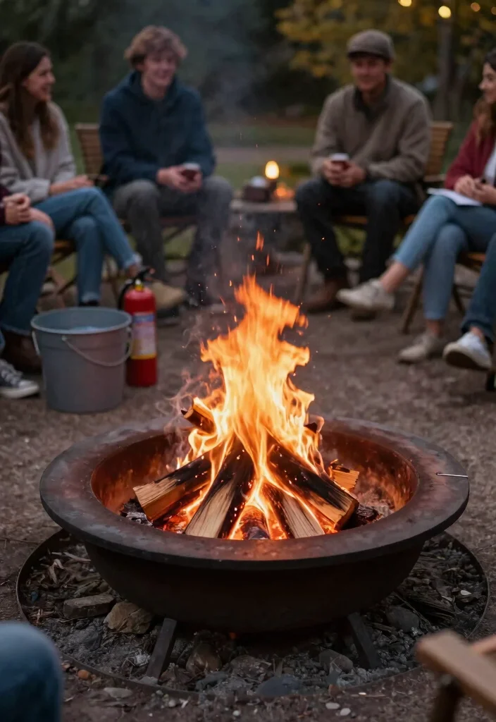 18 Bonfire Setup Ideas for Weekend Social Butterflies - 13. Fire Pit Safety: Essential Guidelines 1