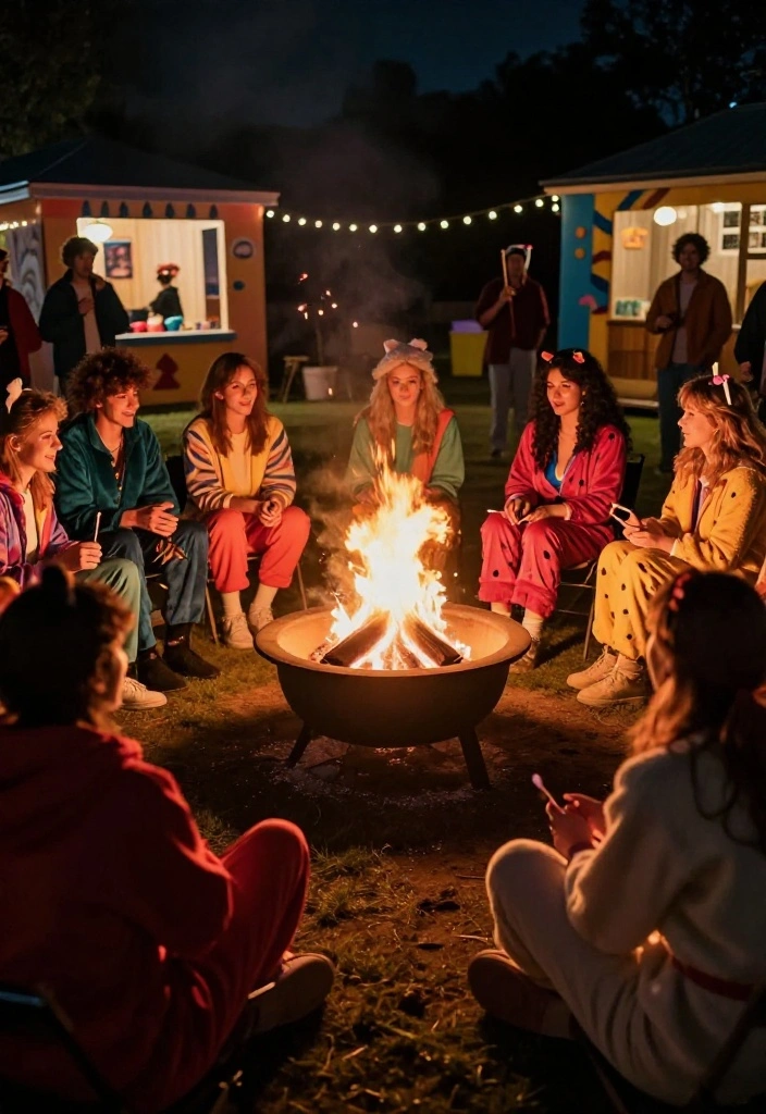 18 Bonfire Setup Ideas for Weekend Social Butterflies - 17. Bonfire Costumes: Dress Up for Fun 1
