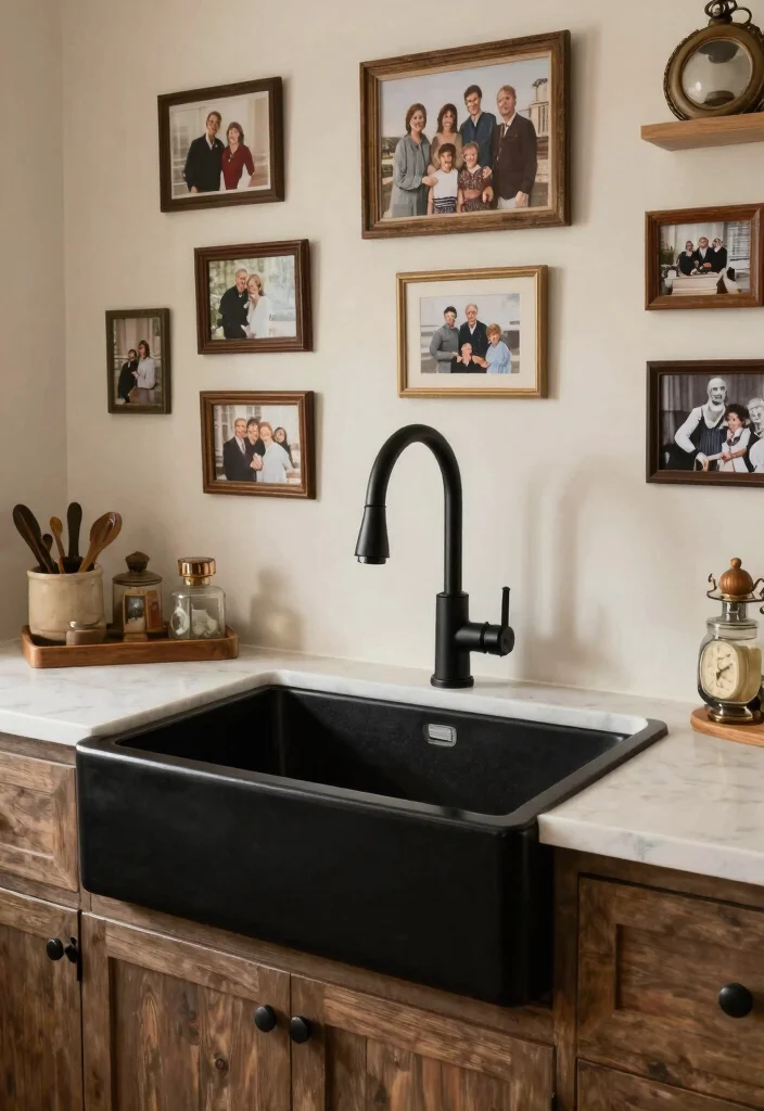 18 Farmhouse Sink Styles for Heritage Kitchen Lovers - 18. The Legacy of the Black Farmhouse Sink 1