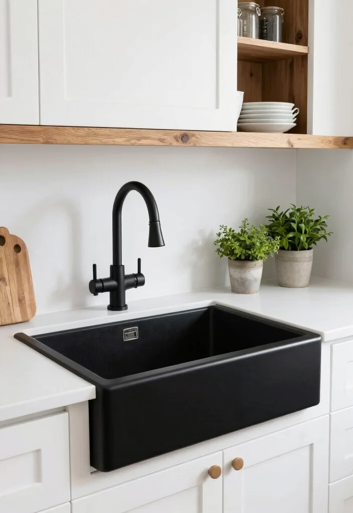 18 Farmhouse Sink Styles for Heritage Kitchen Lovers - 9. White Farmhouse Sink Combo 1