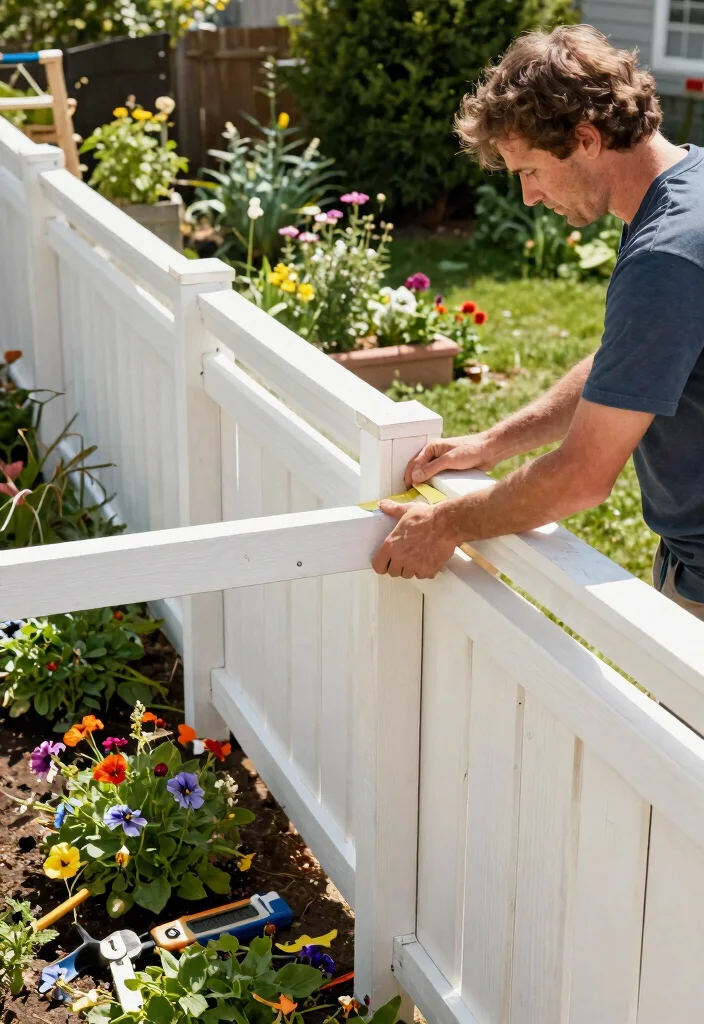 18 White Fence Maintenance Tips for Perfectionists - 11. Reinforce Weak Spots 1