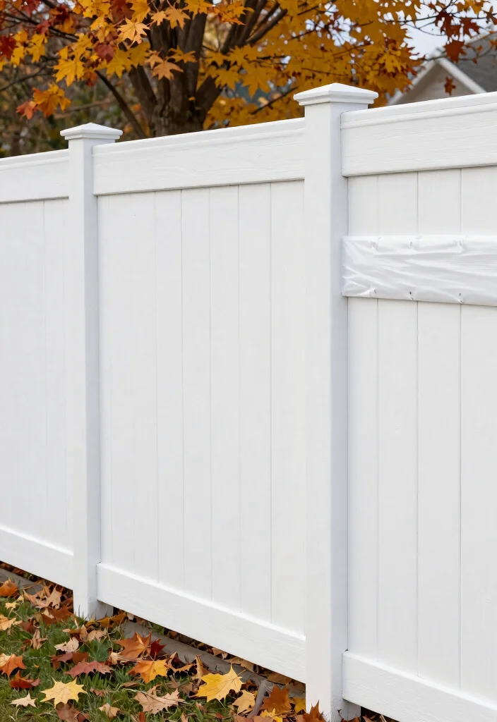 18 White Fence Maintenance Tips for Perfectionists - 15. Plan for Seasonal Changes 1