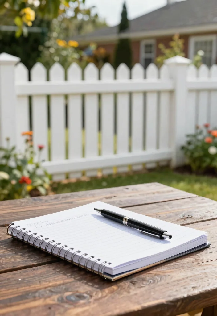 18 White Fence Maintenance Tips for Perfectionists - 17. Document Your Maintenance Routine 1