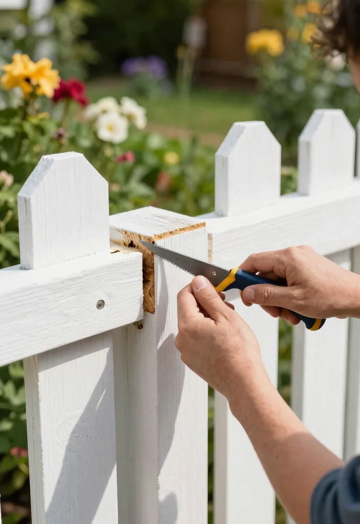 18 White Fence Maintenance Tips for Perfectionists - 2. Check for Rotting and Damage 1
