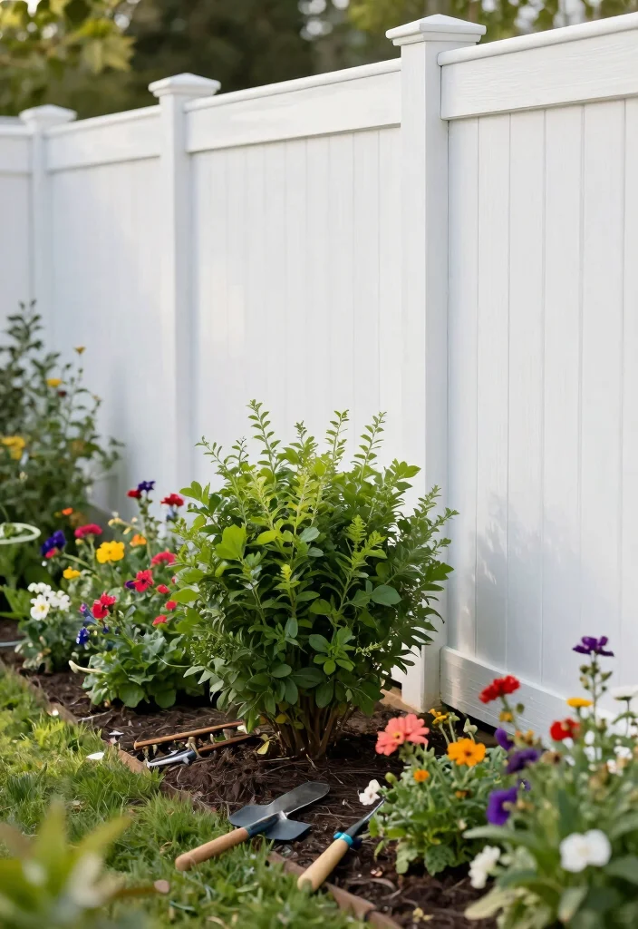 18 White Fence Maintenance Tips for Perfectionists - 5. Trim Nearby Vegetation 1