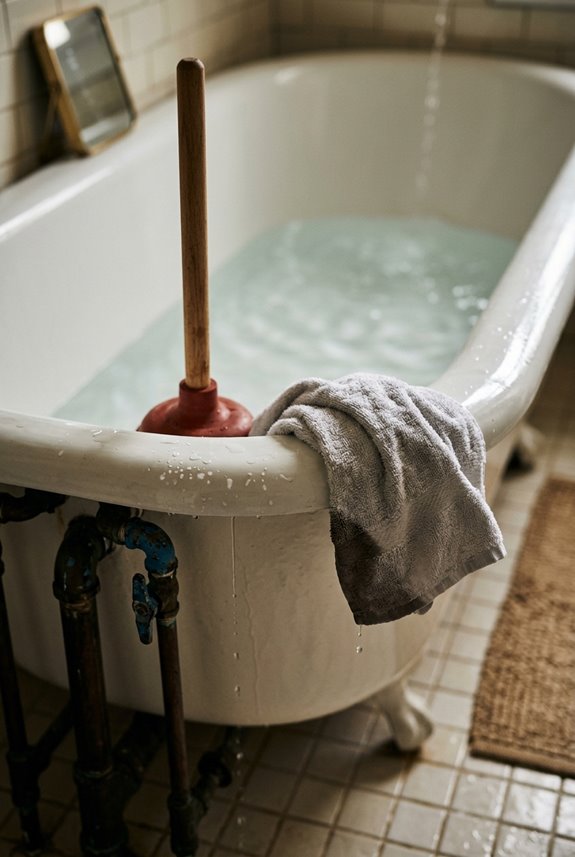 escalate to plumbing professional