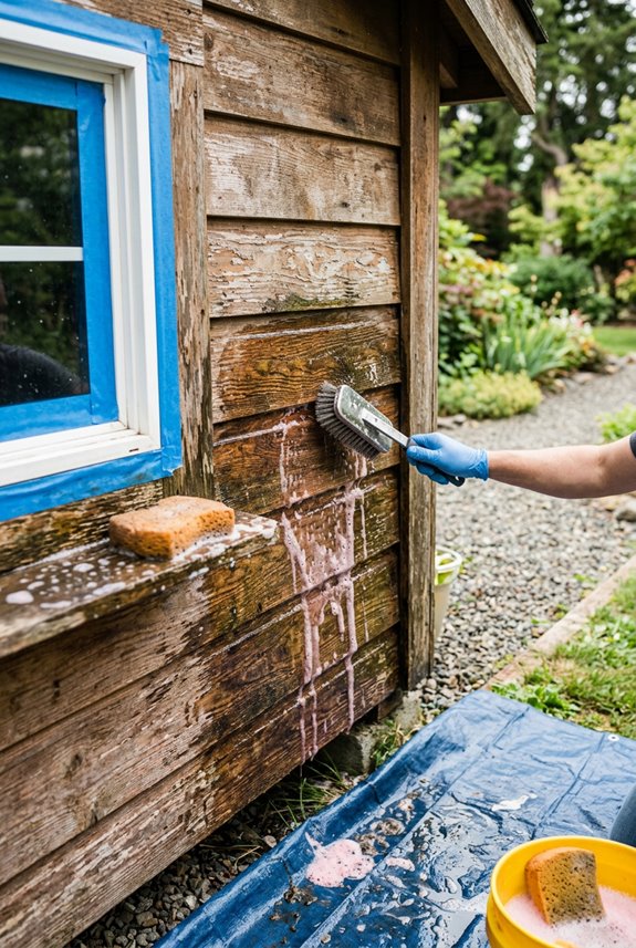 5 Steps to Paint Your Shed Like a Pro 2 exterior shed prep steps and safety