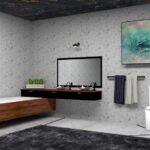 five step bathroom sink painting guide