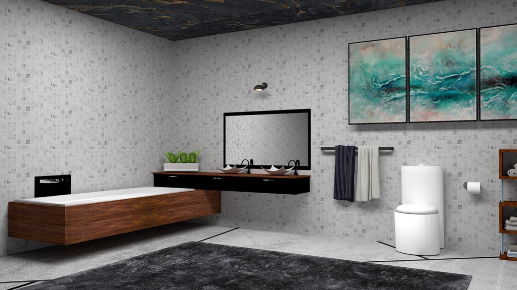 five step bathroom sink painting guide