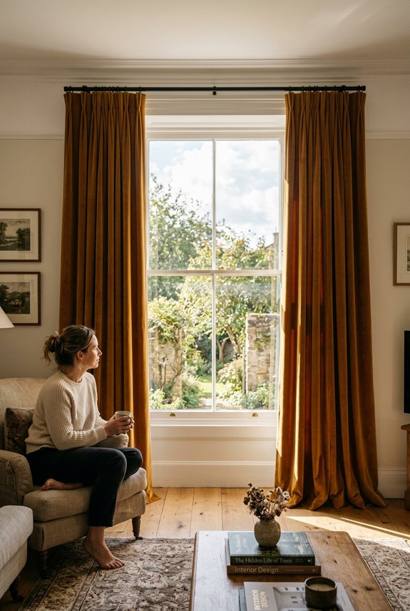 height above window extend beyond curtain length options