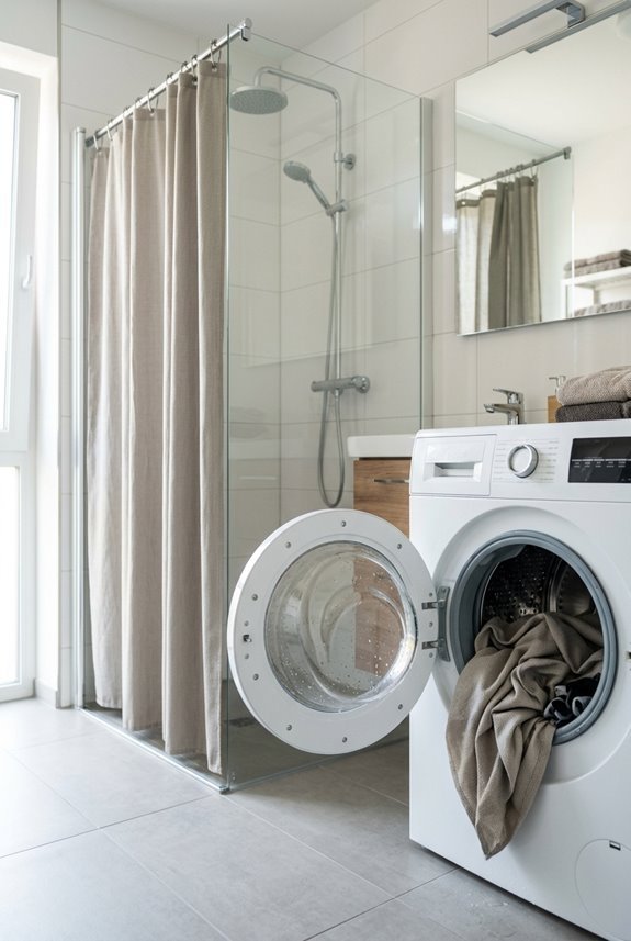 How You Can Put Shower Curtains in Your Washer 2 machine washable shower curtain care guidelines
