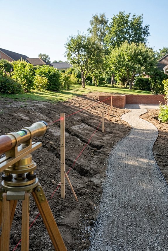 measure slope map drainage patterns