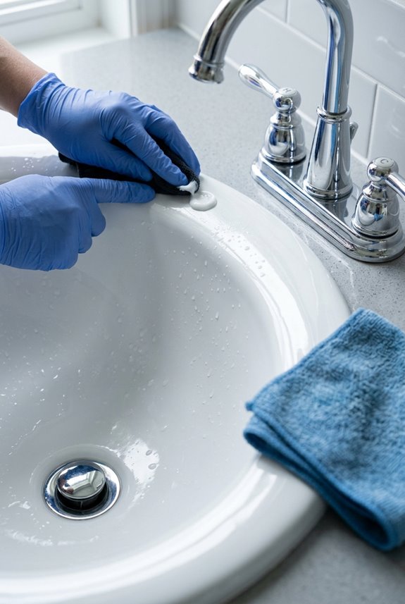 non abrasive care keeps shine